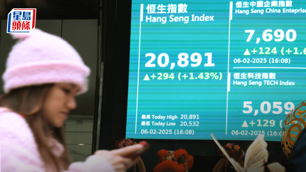 恒指升294點 比電急飆20%冠藍籌 中芯升7%續破頂 專家料後市有力上｜港股收市