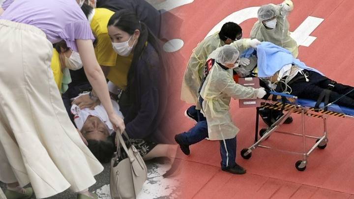 日本媒體披露安倍晉三急救紀錄。AP\路透社資料圖片
