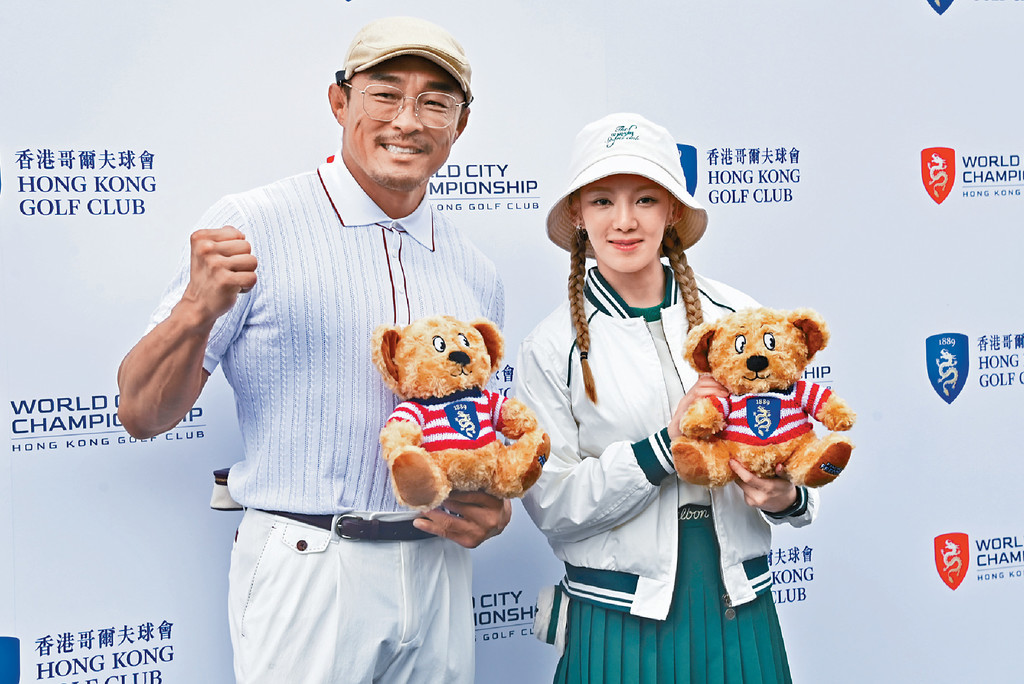 ■秋成勳與孝淵專誠來港出席活動。
