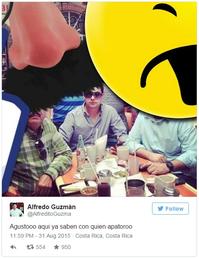 照片标注了在哥斯达黎加拍摄。