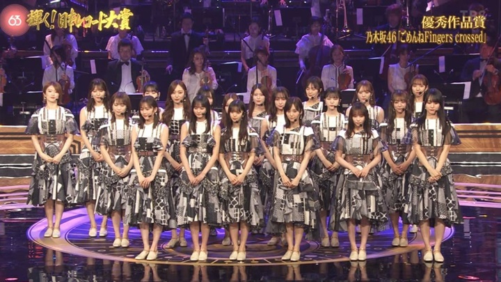 乃木坂46都有入圍。