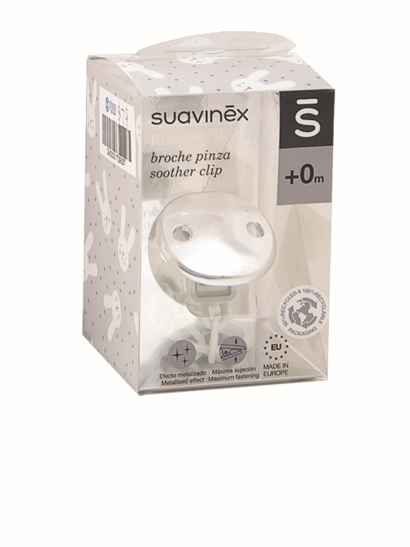 2. Suavinex 奶嘴夹 (灰色)Premium Soother Clip (Grey) 售价：) $79  总评：5星