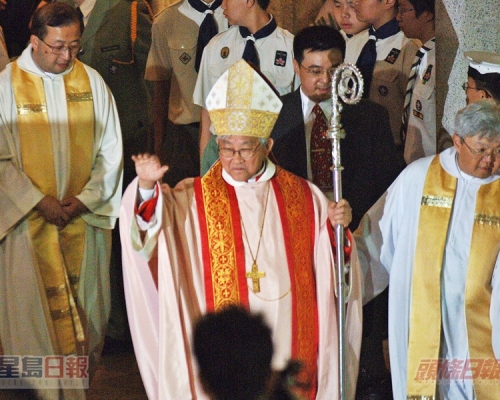 2006年的陳日君主教擢陞樞機祈福彌撒。資料圖片