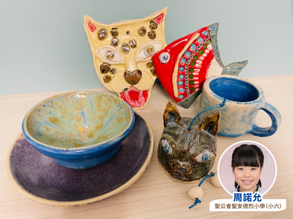 周诺允同学的陶艺作品。