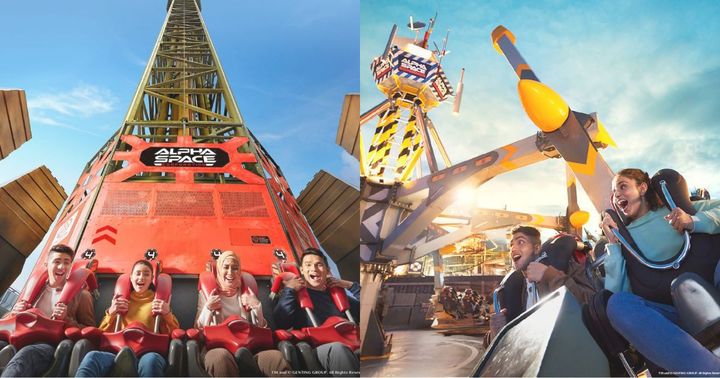 Genting SkyWorlds二十多個遊樂設施中,便有多款教人尖叫的刺激機動遊戲。