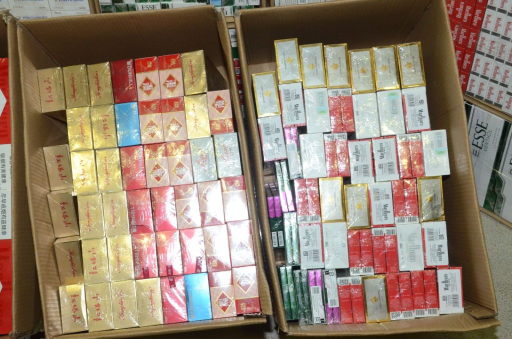 海關檢獲250萬元私煙
