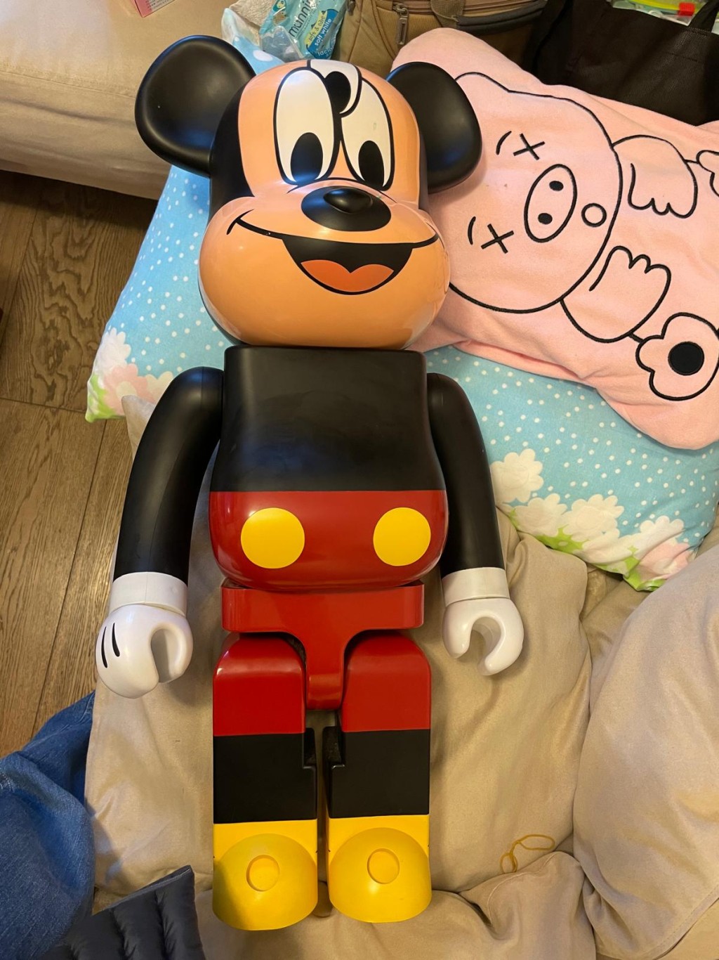 Mickey Mouse X CLOT X BEARBRICK 1000%