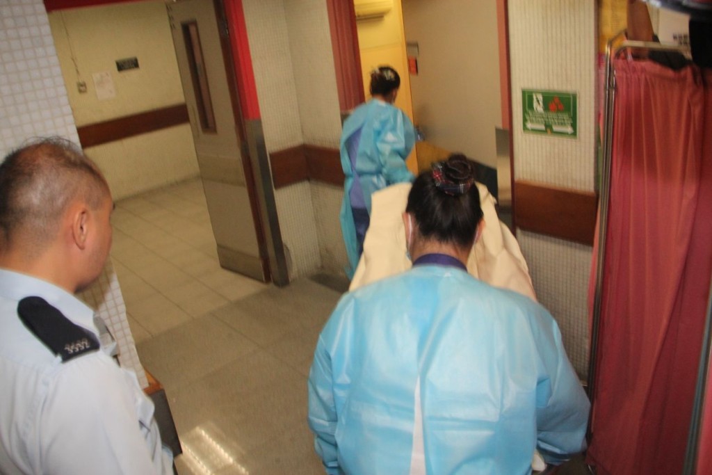 男事主送院後不治。讀者提供
