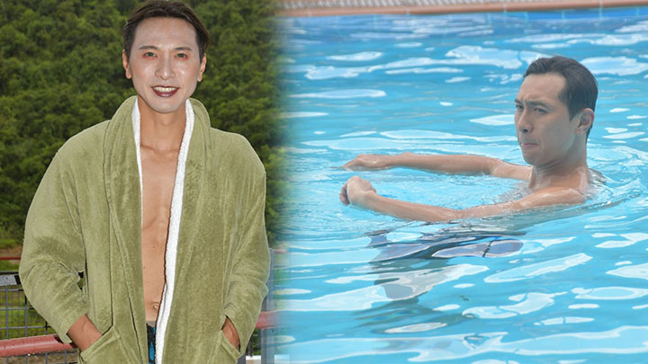 黃子恆以水鬼造型登場 ，劇集煞科感開心又不捨。