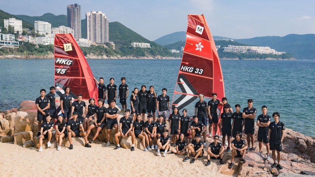 香港隊將為爭奪亞運資格而努力。 香港滑浪風帆總會圖片