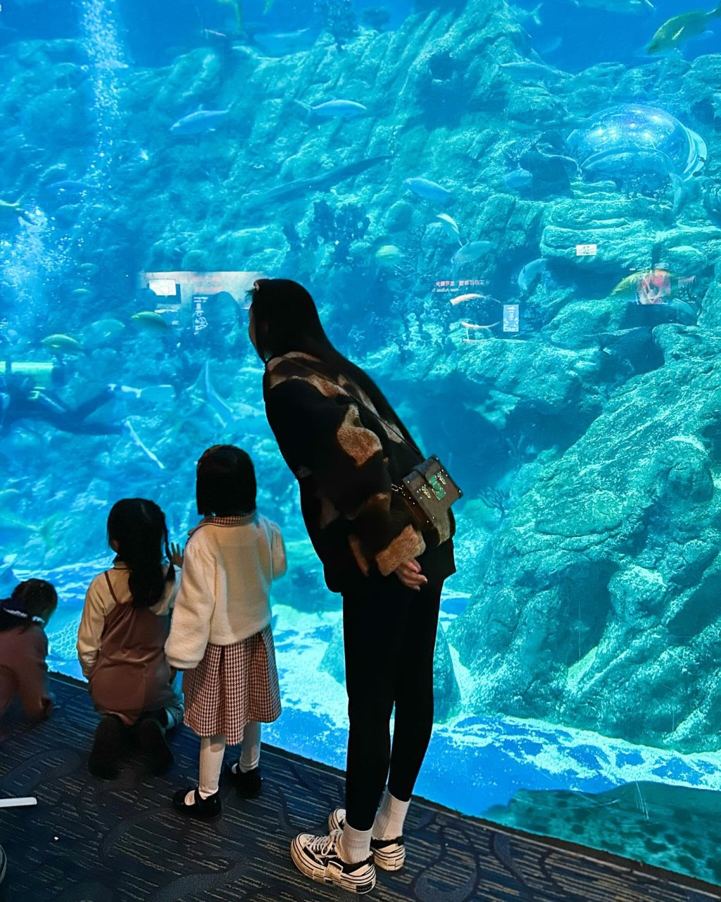 蔚雨芯不時帶姪女去主題公園。