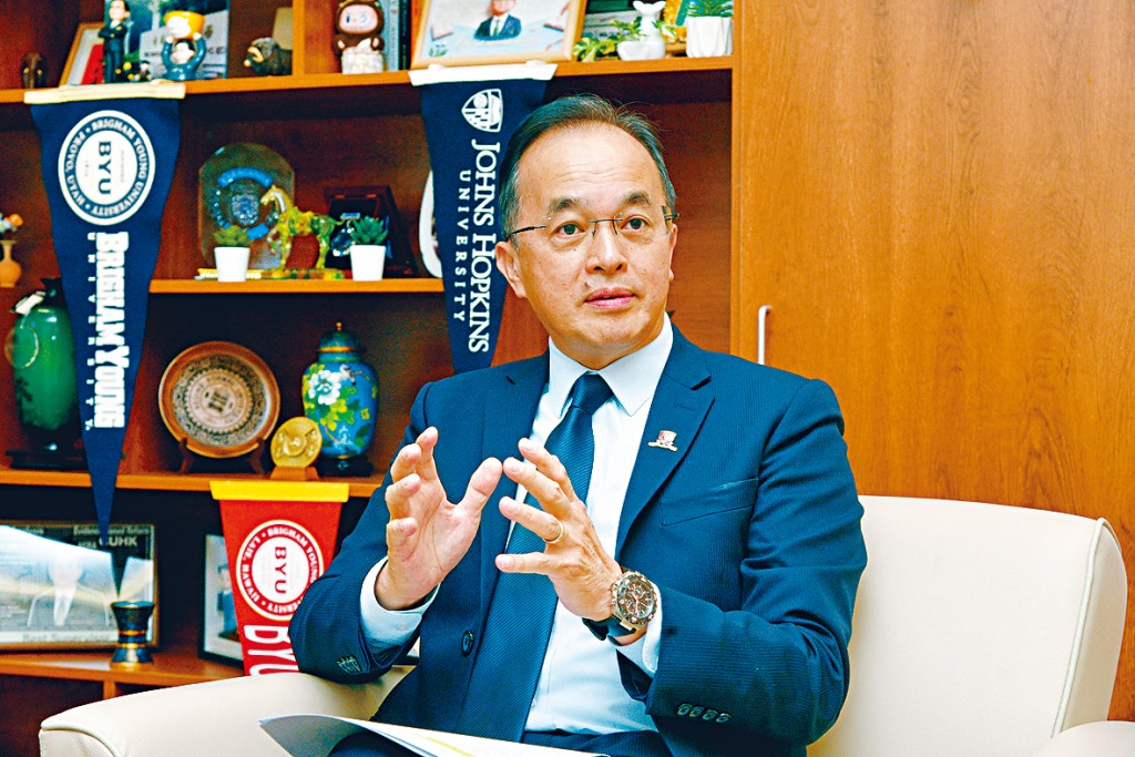 張志強透露，教育學士（數學及數學教育）雙主修課程，今年最佳5科分數的中位數已升至約30分。