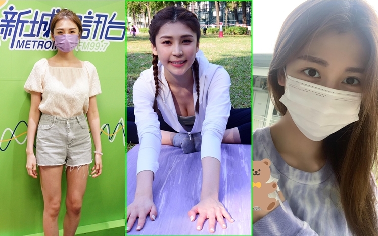 首位確診新冠肺炎的女藝人施匡翹經已康復，日前更重返崗位。