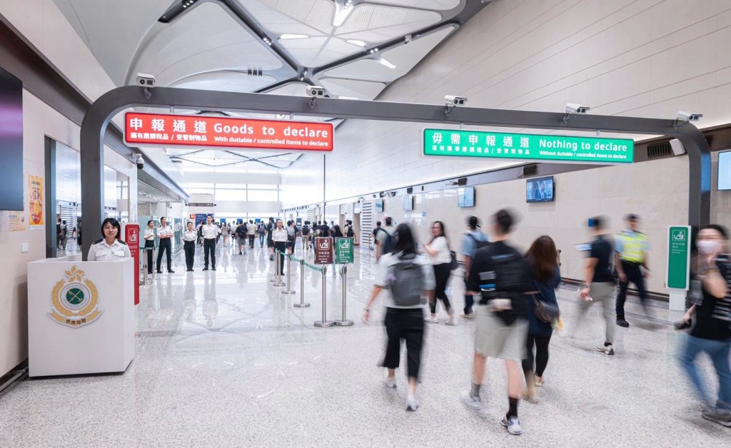 政府今日於皇崗口岸港方口岸區舉行第二次大型演練。香港海關fb圖片 政府今日於皇崗口岸港方口岸區舉行第二次大型演練。香港海關fb圖片
