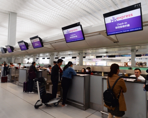 香港快運航空取消多班航班。