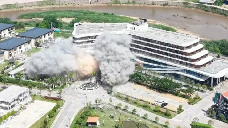 緬甸政府炸毀KK園區，逮捕逾千名外籍詐騙犯。