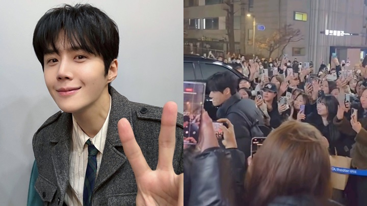 金宣虎歷逃稅風波冇「掉粉」  支持者夾道歡迎