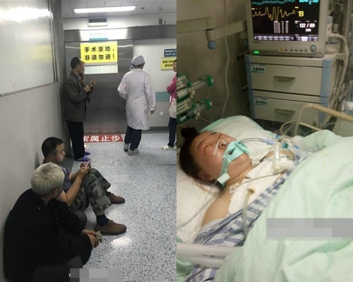 林的丈夫也訴說,自己月薪3000元,在2011年機械廠的一場事故,讓他左手中指指頭斬斷。