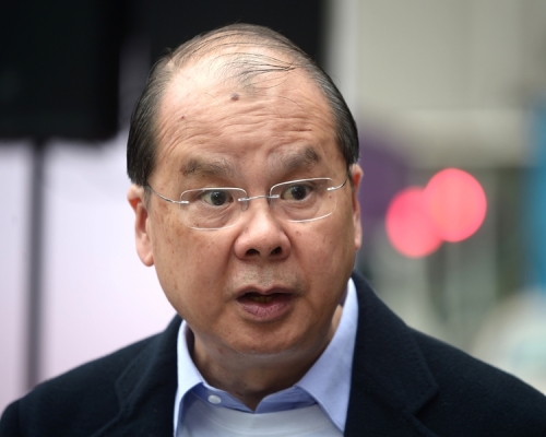政務司司長張建宗。資料圖片