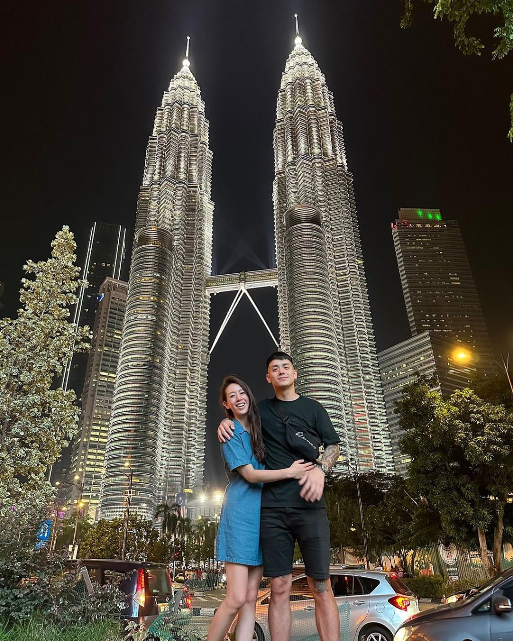 梁靖琪老公最近亦帶細仔Rain到馬來西亞探老婆。