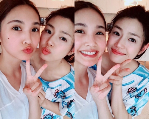 楊丞琳hashtag了「#閨蜜」、「#抽空見面並不難」、「#有心最重要」。