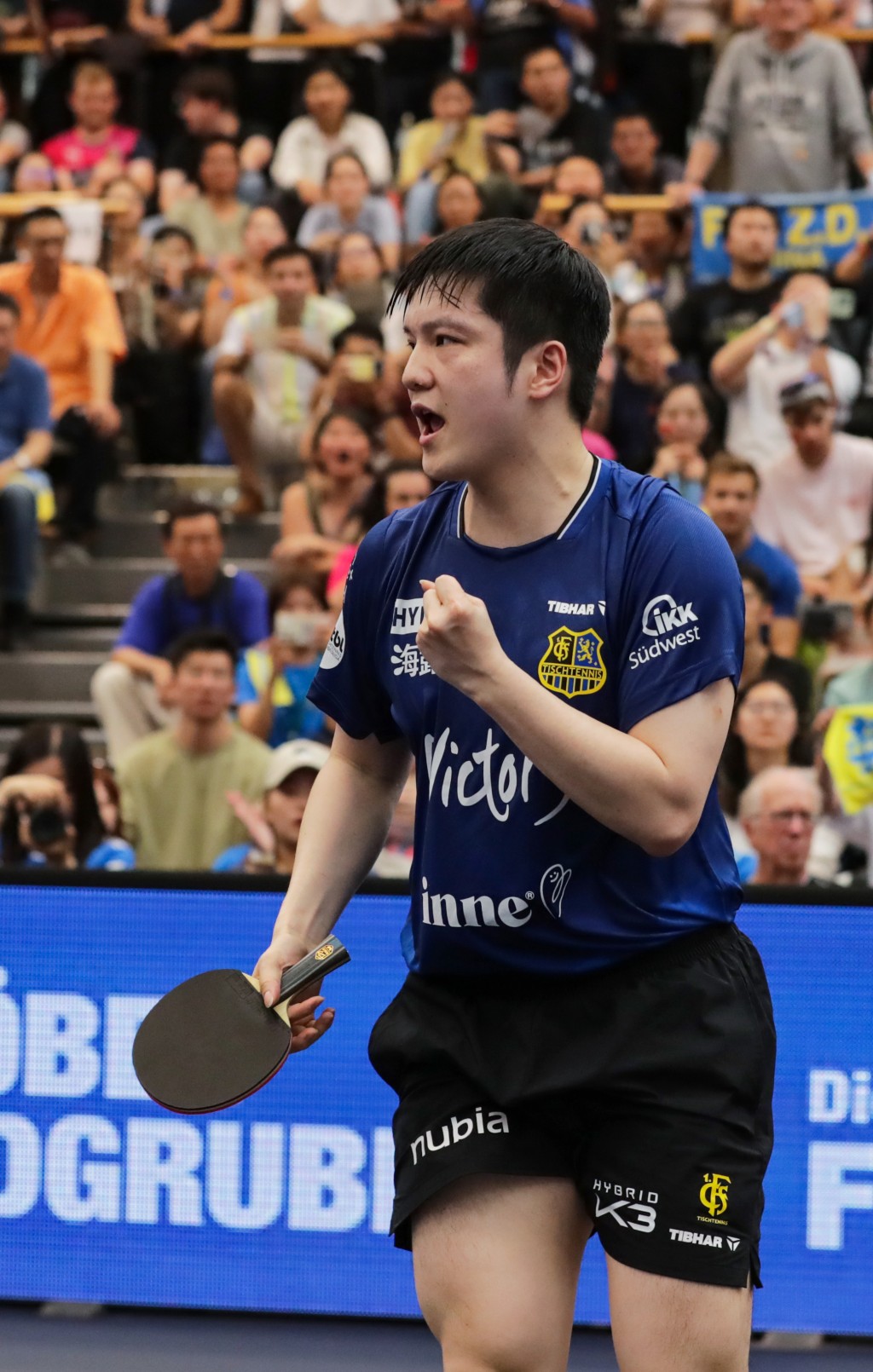 樊振東於德甲乒乓聯賽2連勝。新華社