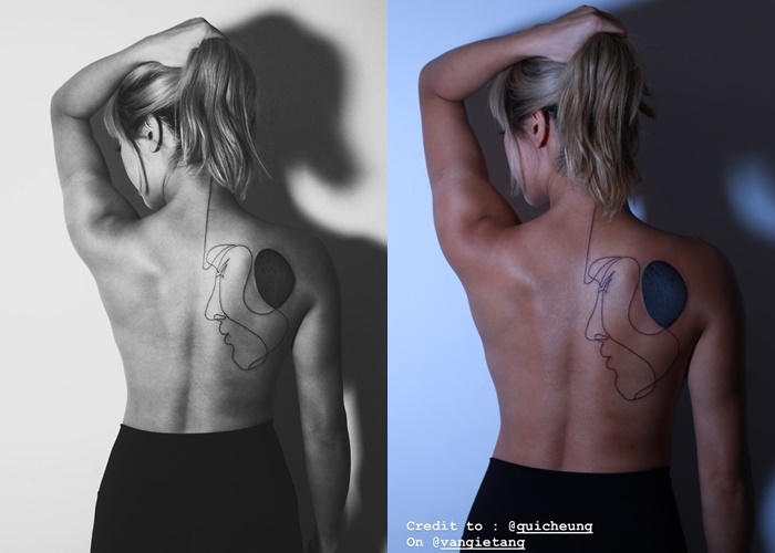 鄧穎芝終於改紋身了!