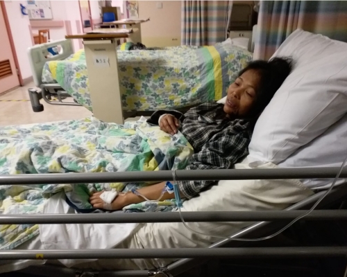 38歲菲傭Baby Jane Allas確診患上第三期子宮頸癌。網上圖片