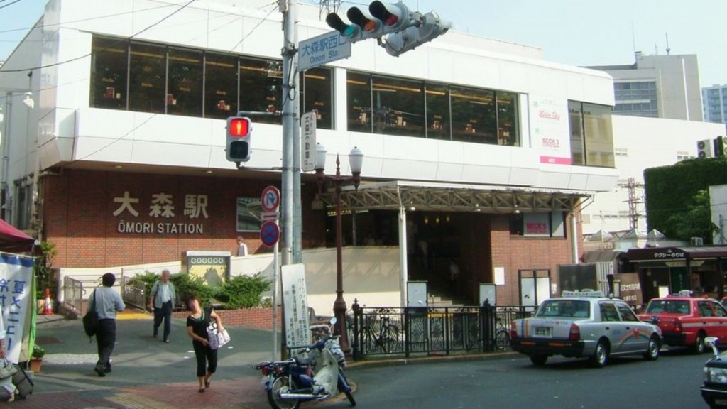事發地點鄰近品川區JR大森站。網圖