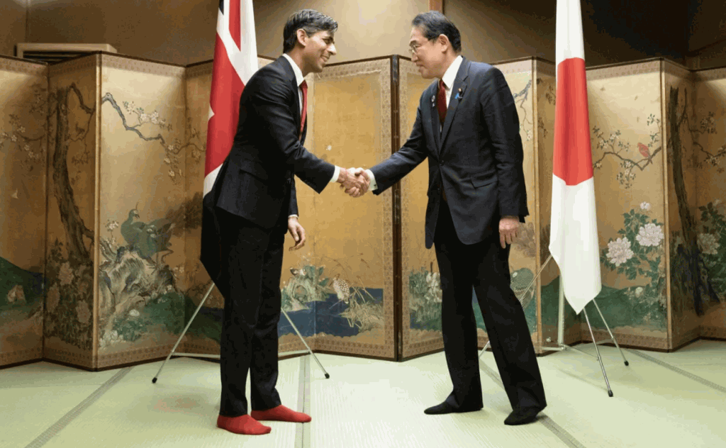 辛偉誠也表示，英方準備好對日本提供援助，並形容日本首相岸田文雄是英國的好朋友。資料圖片