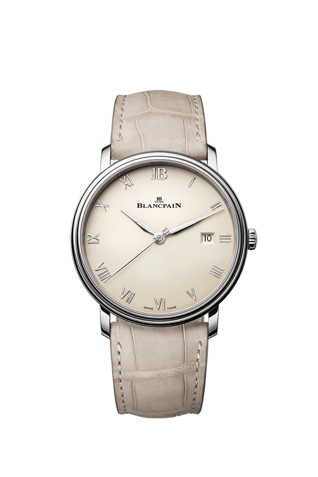 Blancpain Villeret Extraplate，錶殼：40mm不鏽鋼/ 機芯：1151自動 /售價：$84,500。