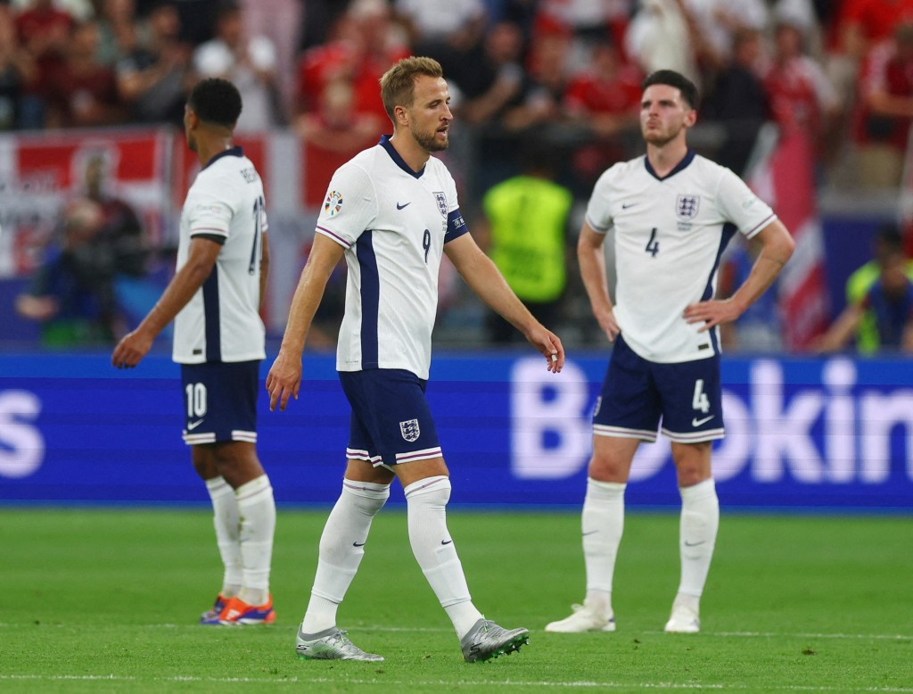 坐擁哈利卡尼、菲爾科頓、祖迪比寧咸等貴價球星的英格蘭寫下歐國盃一項尷尬的歷史。路透社