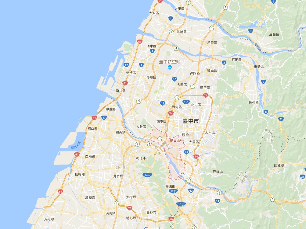 台中市烏日區一家砂石運輸公司發生槍擊案。網上圖片