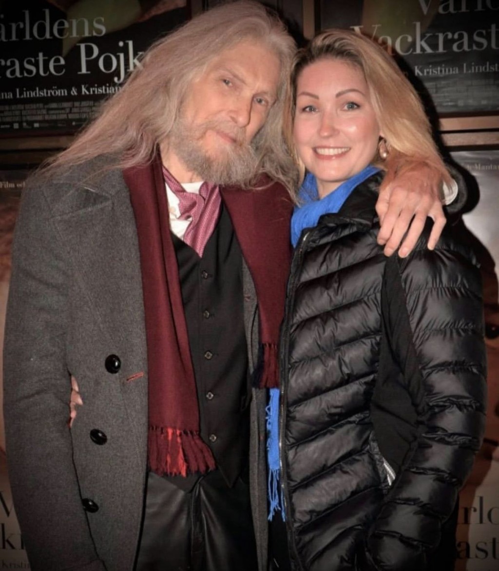 Björn Andrésen遺下女兒Robine。 Björn Andrésen遺下女兒Robine。