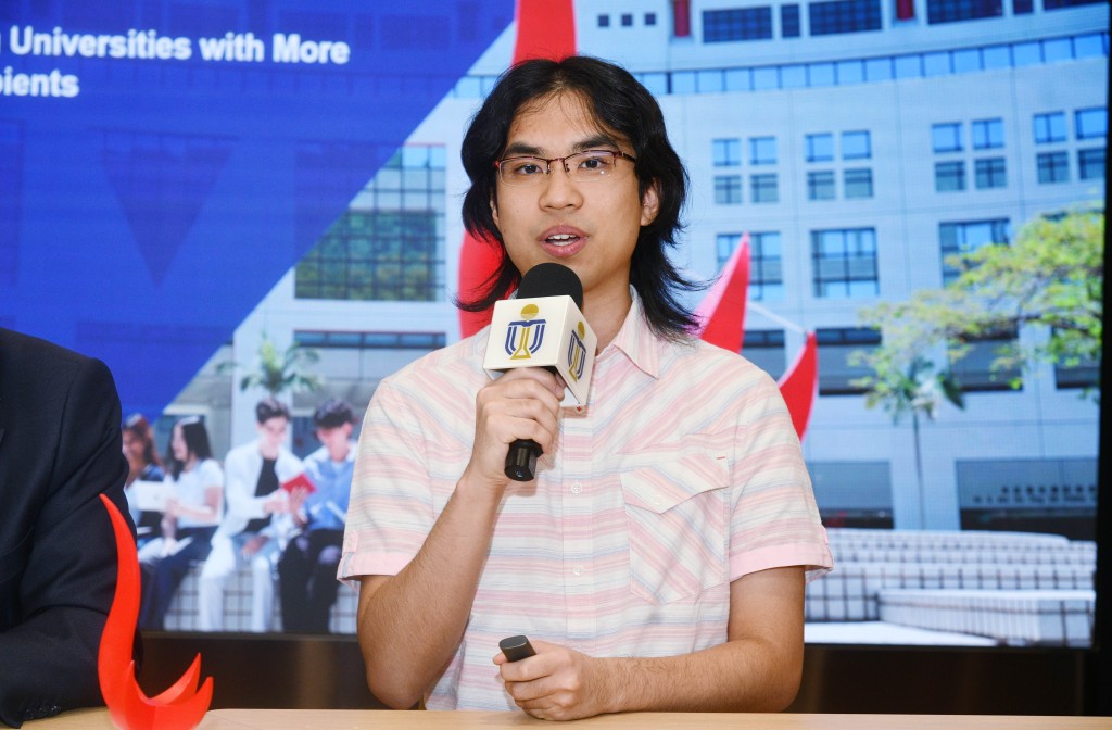 關亮節指科大提供了完善的創業支援，但自己仍希望做研究。何健勇攝