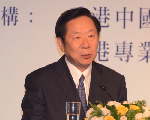 前國務院港澳辦常任副主任陳佐洱。資料圖片