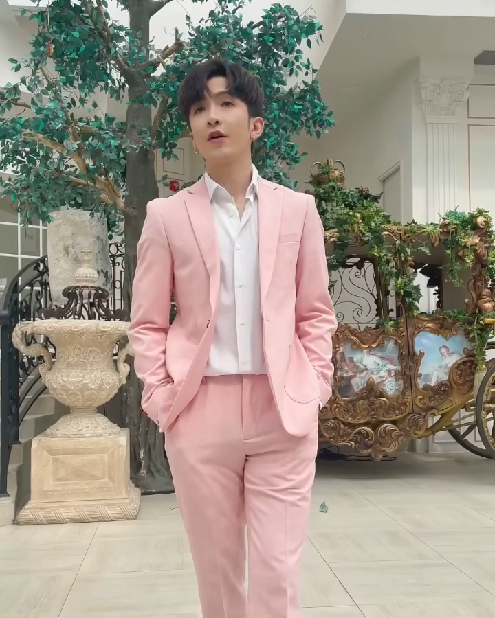 Anson Lo（卢瀚霆）应援颜色是粉红色，有「粉红教主」之称，更着过粉红西装拍化妆品广告。