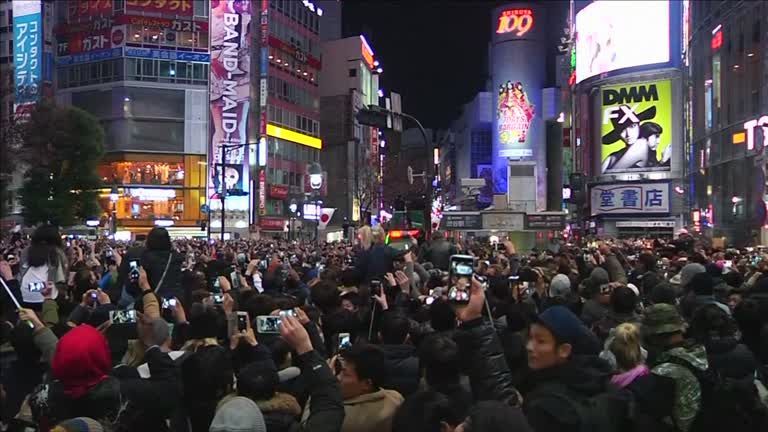 涩谷吁外国人勿前往庆祝万圣节。路透社