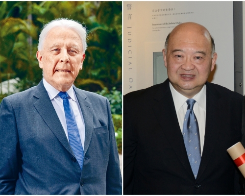 江樂士（左）、馬道立（右）。資料圖片