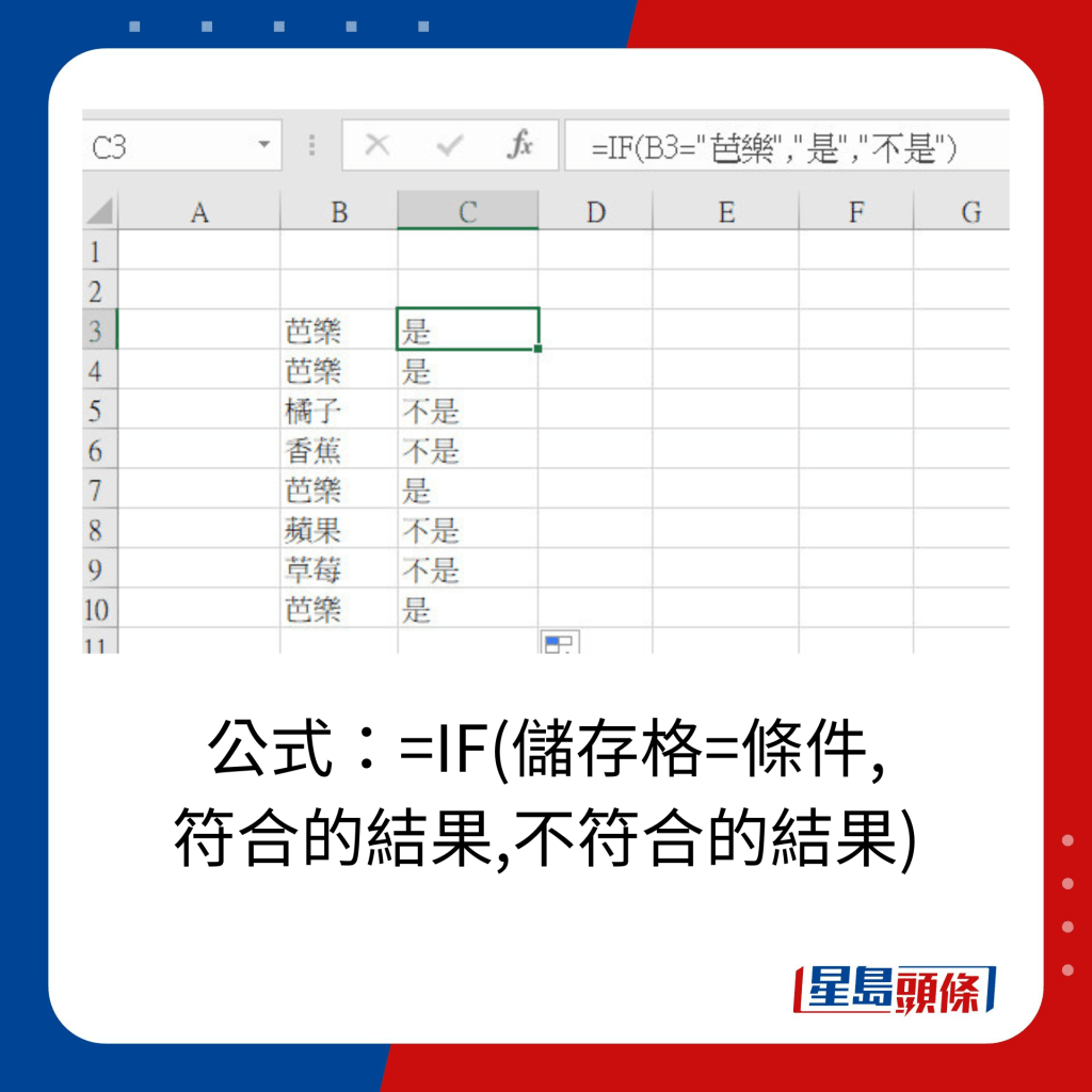 EXCEL 10大秘技｜5. 將儲存格設定條件，自動分類符合及不符條件的資料