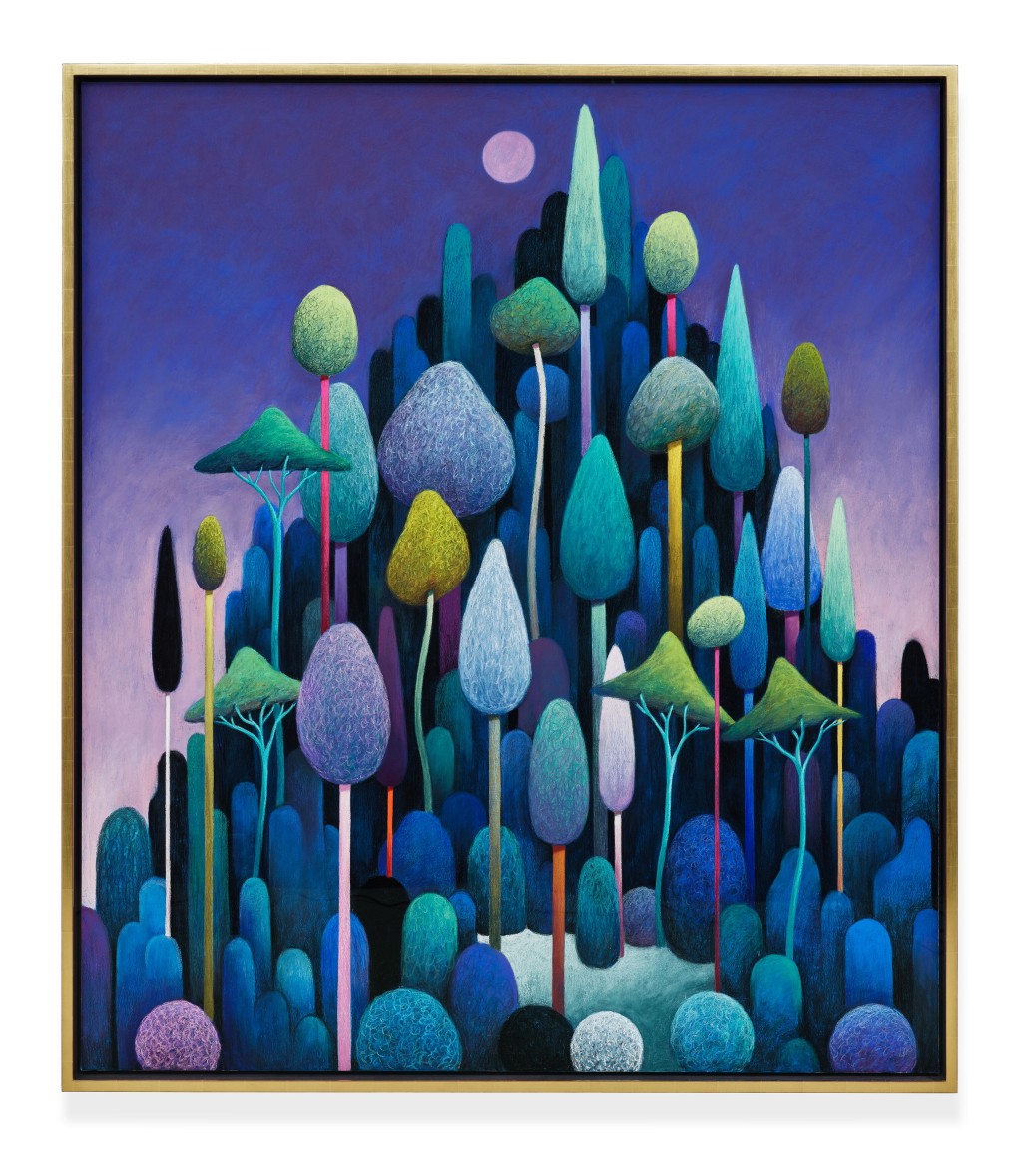 Nicolas Party, 《Trees》, 2019 圖:Nicolas Party. Courtesy of the artist and Hauser & Wirth. Photo: Thomas Barratt