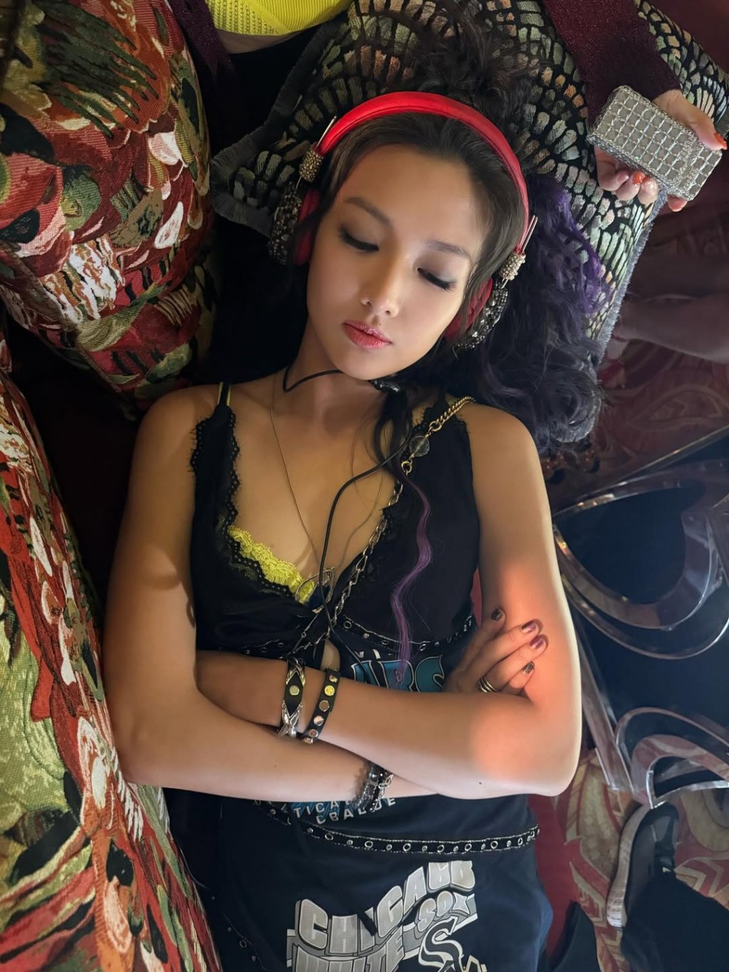 譚旻萱大晒身材。 譚旻萱大晒身材。