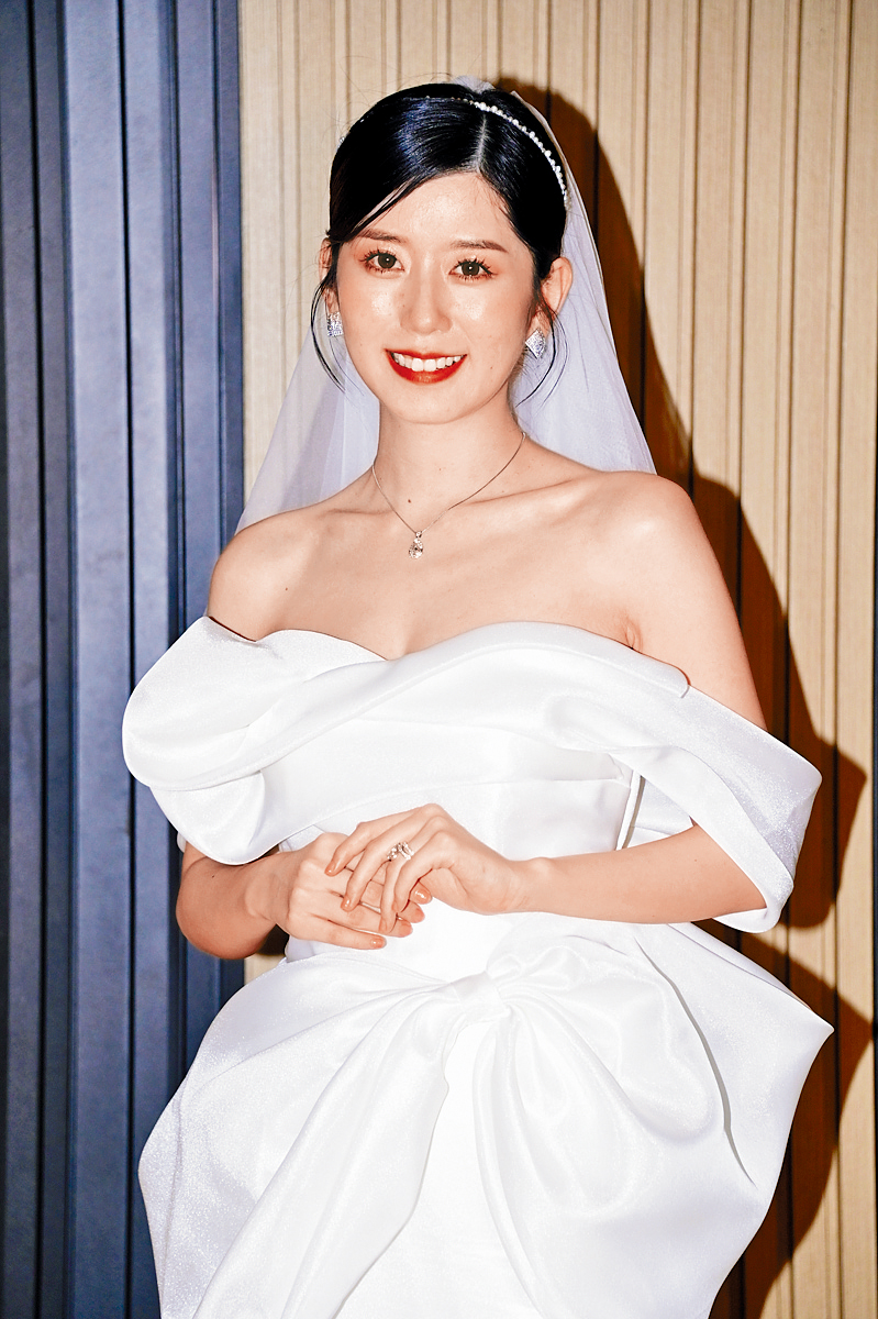 陳嘉慧10月結婚,3月做媽咪。
