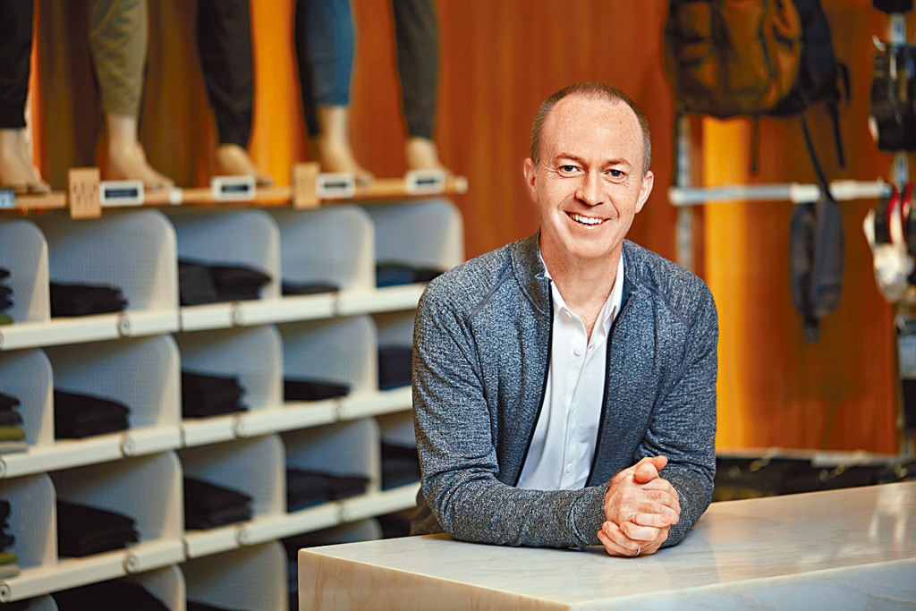 Lululemon亞太區高級副總裁Gareth Pope表示，過去兩年其本港市場電商平台每年增長逾50%。