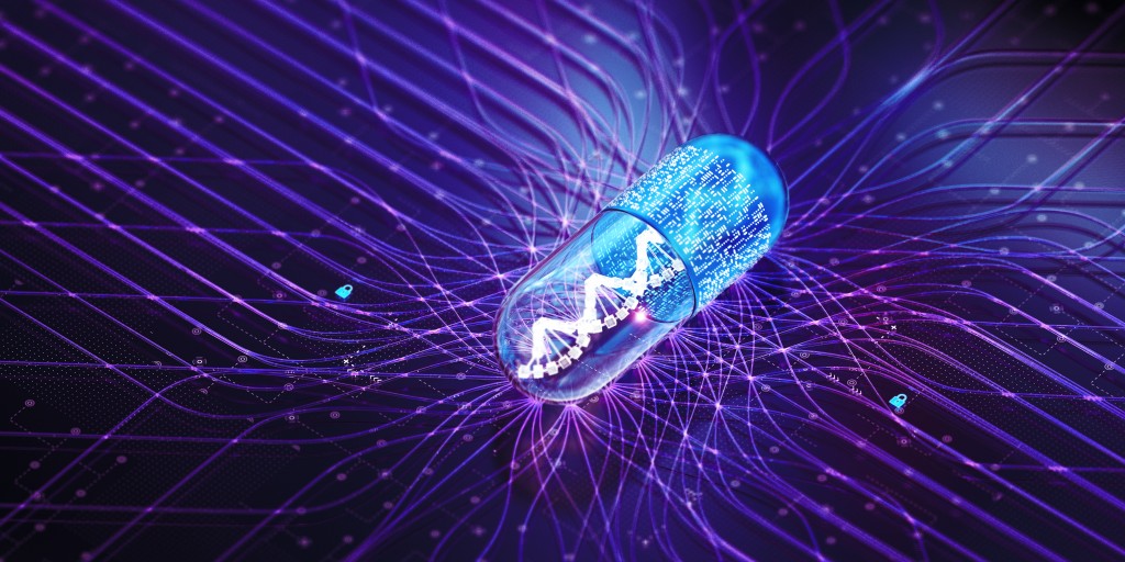 黃煒卓強調「AI應用於藥物研發」(AI in drug discovery)是未來的大方向。 黃煒卓強調「AI應用於藥物研發」(AI in drug discovery)是未來的大方向。