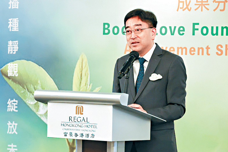 高永文表示，情緒管理有助幫助青少年排除負面影響，培育正面氛圍。