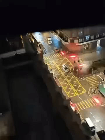 片段地點為興華街與順寧道交界,與案中地點吻合。FB:香港交通及突發事故報料區 片段地點為興華街與順寧道交界,與案中地點吻合。FB:香港交通及突發事故報料區