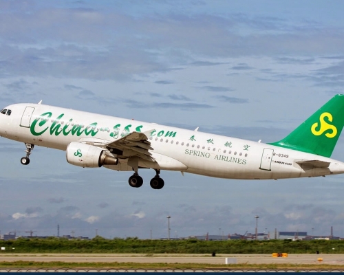 春秋航空。新華社