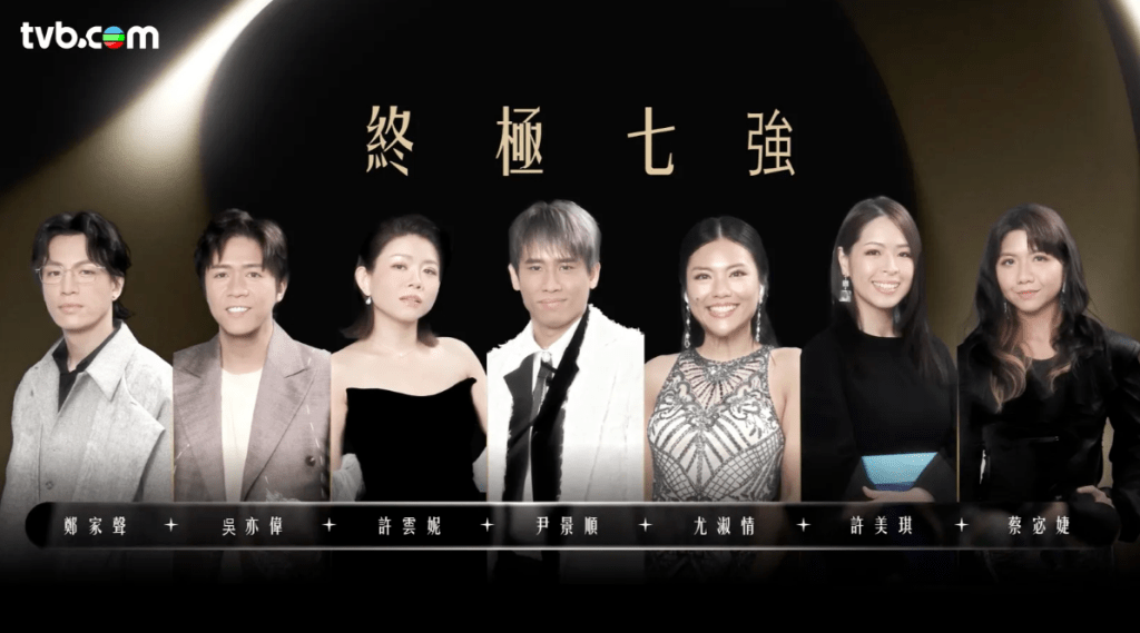 最後七強選手分別為尹景順、尤淑情、許雲妮、吳亦偉、蔡宓婕、許美琪與鄭家聲。
