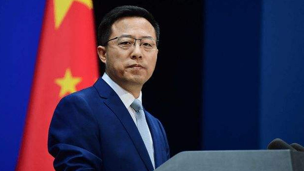 中國外交部發言人趙立堅。